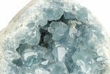 Crystal Filled Celestine (Celestite) Geode - Madagascar #271551-1